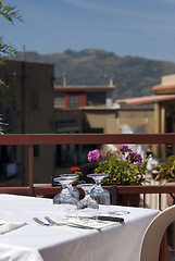 Image showing restaurant taormina sicliy
