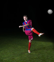 Image showing soccer player