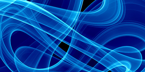 Image showing deep blue background