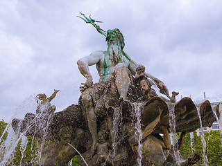 Image showing Neptunbrunnen fountain in Berlin