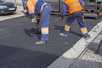 Image showing Repair of roads