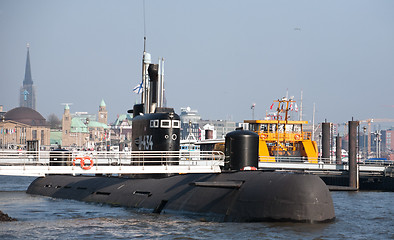 Image showing russian submarine in Hamburg