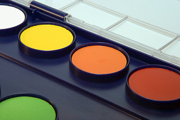 Image showing water-colour box