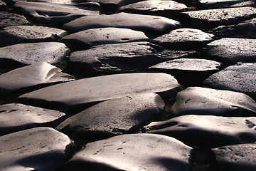 Image showing cobblestone road