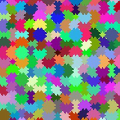 Image showing Colorfull pazzle background 