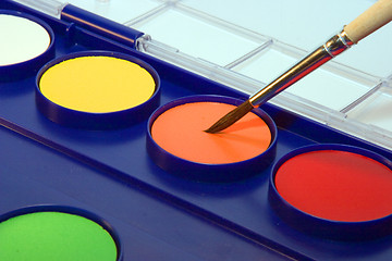 Image showing water-colour box