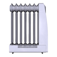 Image showing Oil Heater on White