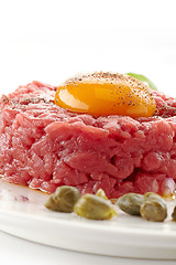 Image showing fresh beef tartare