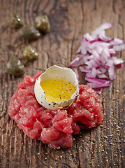 Image showing fresh beef tartare