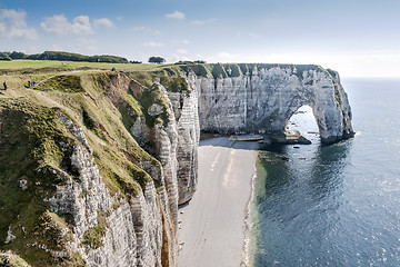 Image showing Alabaster coast Normandy