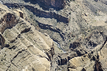 Image showing Canyon Jebel Shams