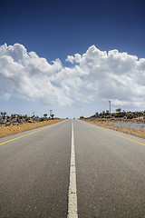 Image showing Road Jebel Shams