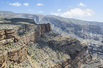 Image showing Canyon Jebel Shams