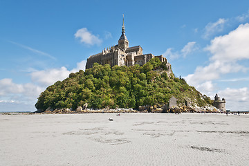 Image showing Mount St Michel in Normandy