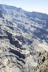 Image showing Canyon Jebel Shams