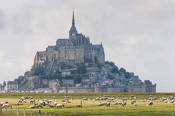Image showing Mount St Michel in Normandy