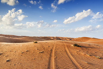 Image showing Desert Wahiba Oman