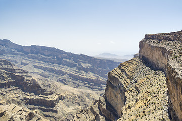 Image showing Canyon Jebel Shams