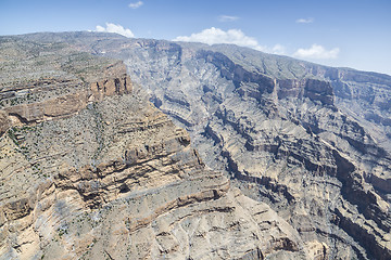 Image showing Canyon Jebel Shams