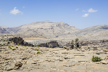 Image showing Landscape Jebel Shams