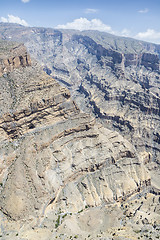 Image showing Canyon Jebel Shams