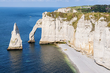 Image showing Alabaster coast Normandy