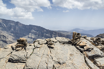 Image showing Rocks Jebel Shams