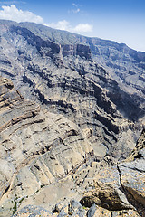 Image showing Canyon Jebel Shams