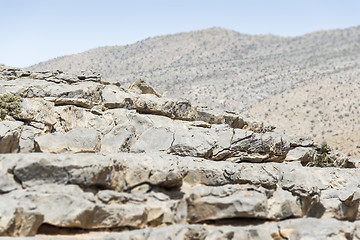 Image showing Rocks Jebel Shams