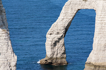 Image showing Alabaster coast Normandy