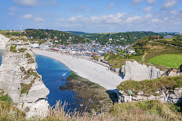 Image showing coast at Etretat