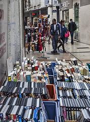 Image showing Street Stand with Books and DVDs