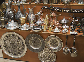 Image showing Metal dishware shop