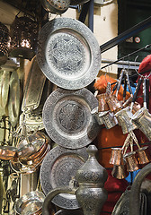Image showing Metal dishware shop