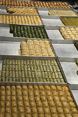 Image showing Turkish baklava in a shop