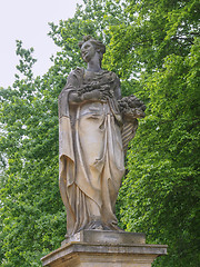 Image showing Statue in Park Sanssouci Potsdam