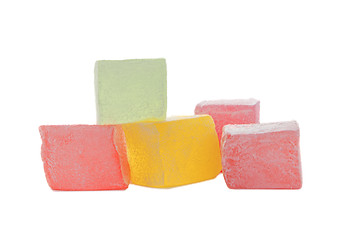 Image showing Turkish delight isolated