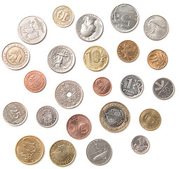 Image showing Various coins