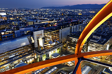 Image showing Kyoto City night in Japan