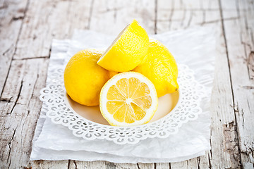 Image showing fresh lemons 