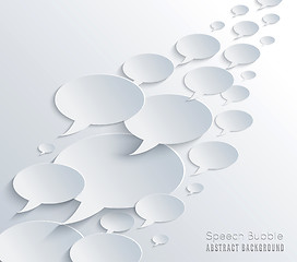 Image showing Speech bubble background