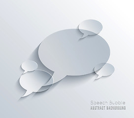 Image showing Speech bubble background