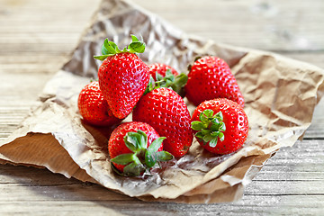 Image showing fresh strawberries