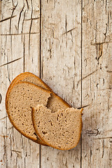 Image showing slices of rye bread 