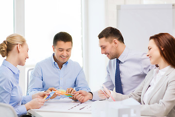 Image showing happy team of architects and designers in office