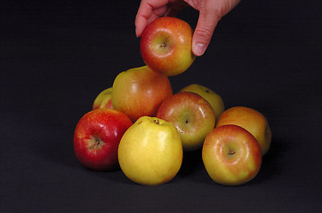 Image showing Applein a hand