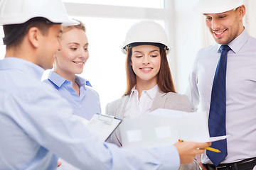 Image showing happy business team in office