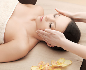 Image showing asian woman in spa