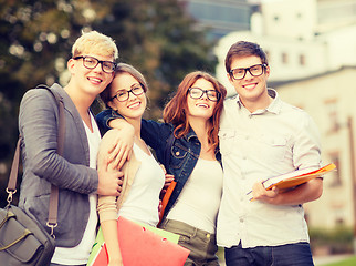 Image showing group of students or teenagers hanging out