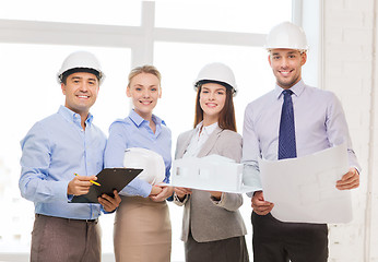 Image showing happy business team in office